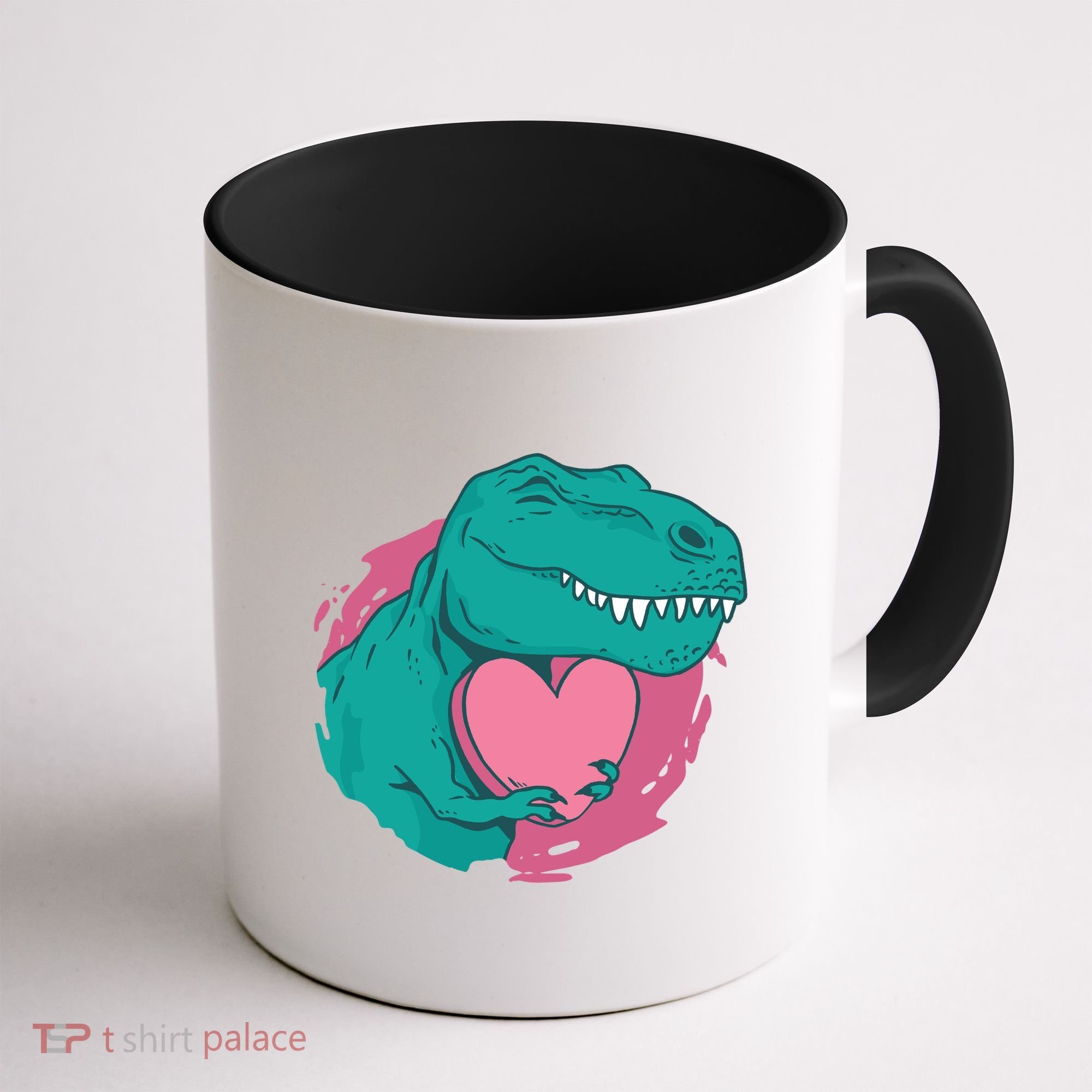 Valentines T-Rex Heart Coffee Mug