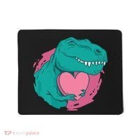 Valentines T-Rex Heart Mousepad thumb 0