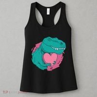 Valentines T-Rex Heart Women's Tank Top thumb 3
