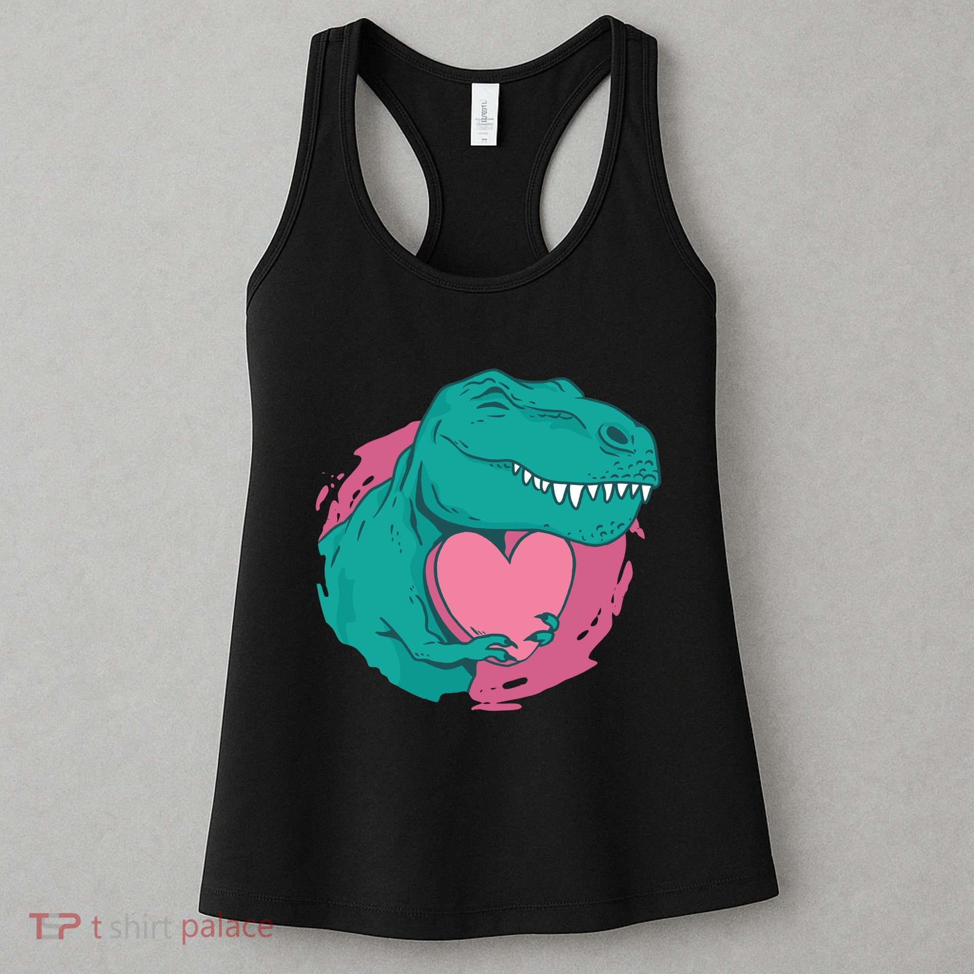 Valentines T-Rex Heart Women's Tank Top