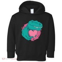 Valentines T-Rex Heart Toddler Hoodie thumb 0