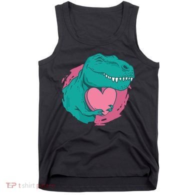 Valentines T-Rex Heart Tank Top