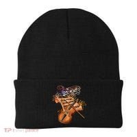 Violin And Musical Note Gift Beanie thumb 0