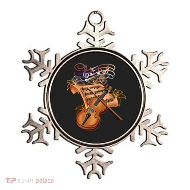 Violin And Musical Note Gift Ornament