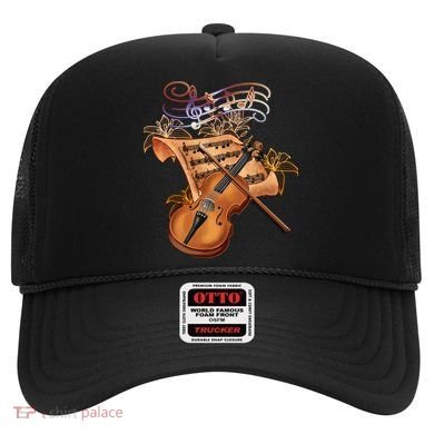 Violin And Musical Note Gift Hat
