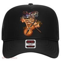 Violin And Musical Note Gift Hat thumb 0