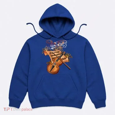 Violin And Musical Note Gift Hoodie