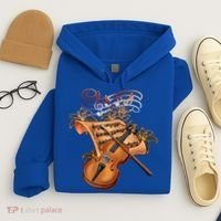 Violin And Musical Note Gift Hoodie thumb 4