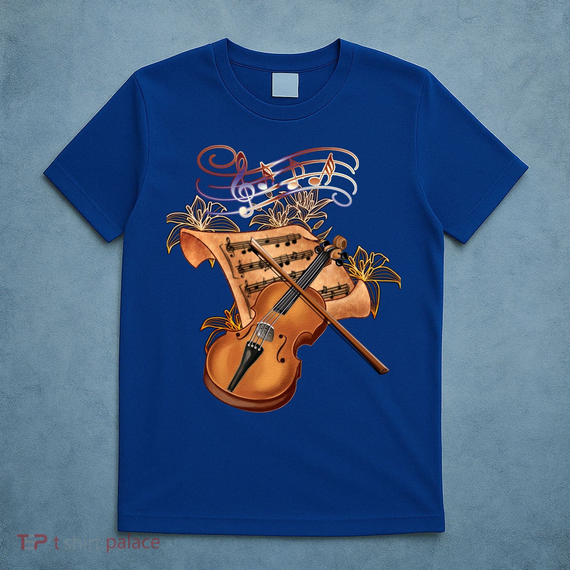 Violin And Musical Note Gift T-Shirt
