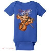 Violin And Musical Note Gift Baby Bodysuit thumb 0