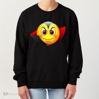 Vampire Halloween Emoji Women's Sweatshirt thumb 0