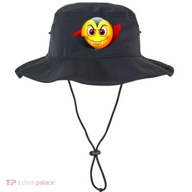Vampire Halloween Emoji Bucket Hat