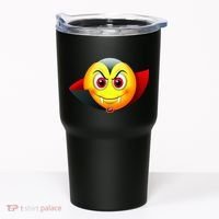 Vampire Halloween Emoji Tumbler thumb 0