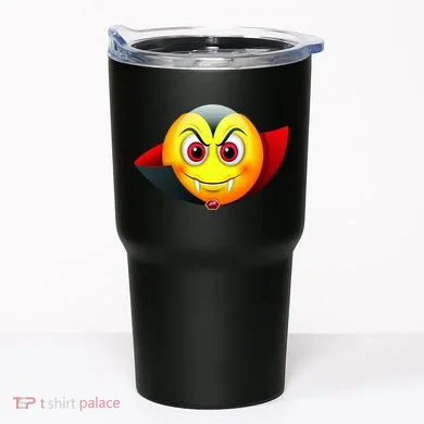 Vampire Halloween Emoji Tumbler