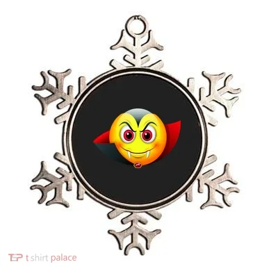Vampire Halloween Emoji Ornament