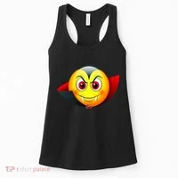 Vampire Halloween Emoji Women's Tank Top thumb 0