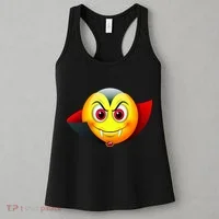 Vampire Halloween Emoji Women's Tank Top thumb 3