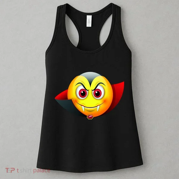 Vampire Halloween Emoji Women's Tank Top