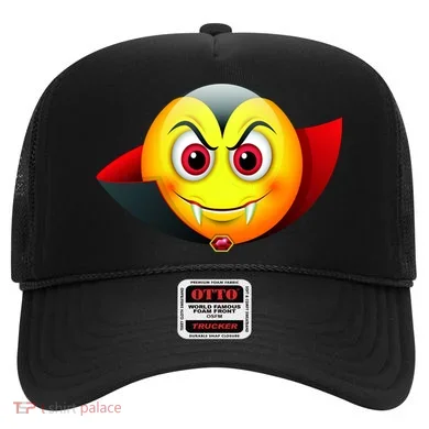 Vampire Halloween Emoji Hat