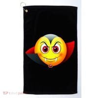 Vampire Halloween Emoji Golf Towel thumb 0