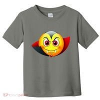 Vampire Halloween Emoji Toddler T-Shirt thumb 0