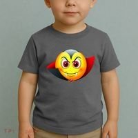 Vampire Halloween Emoji Toddler T-Shirt thumb 2
