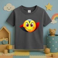 Vampire Halloween Emoji Toddler T-Shirt thumb 3