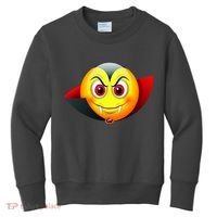 Vampire Halloween Emoji Kids Sweatshirt thumb 0