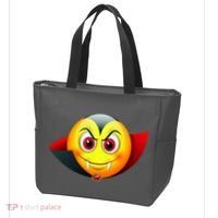 Vampire Halloween Emoji Tote Bag thumb 3