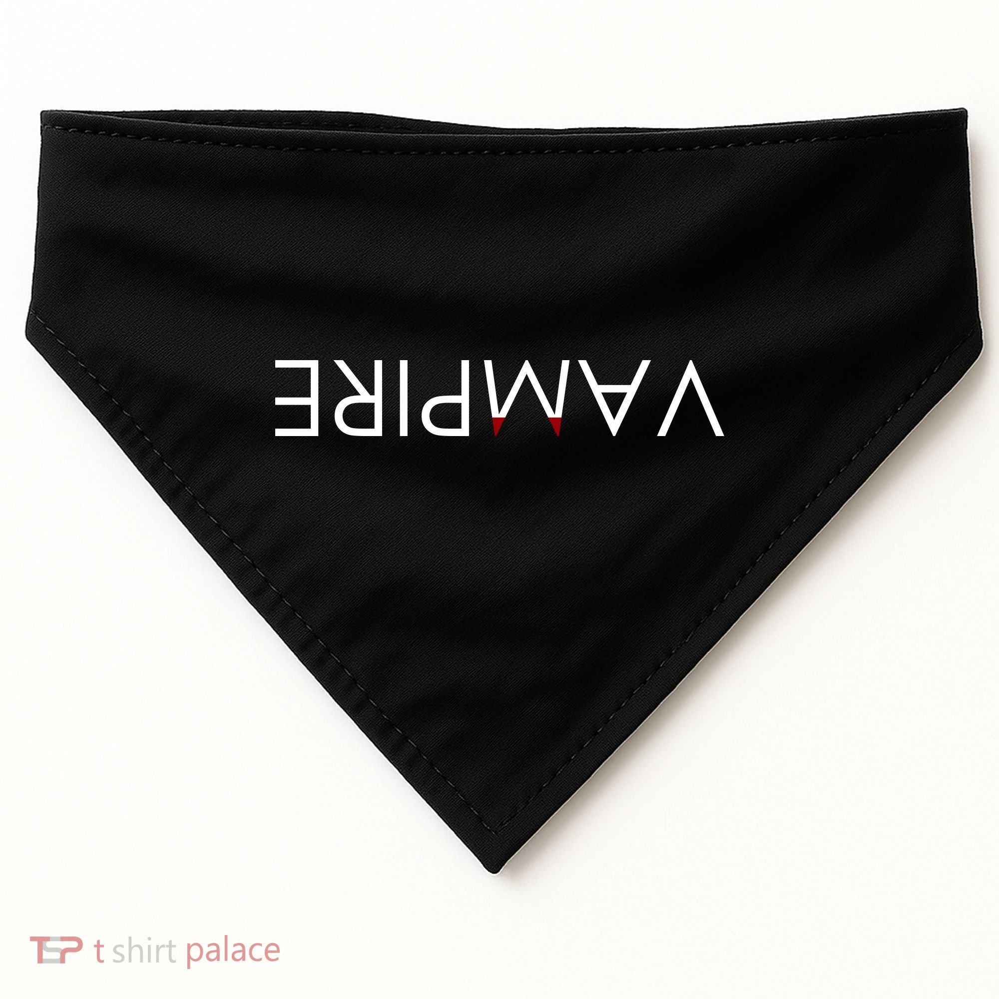 VaMpire Teeth Logo USA-Made Doggie Bandana
