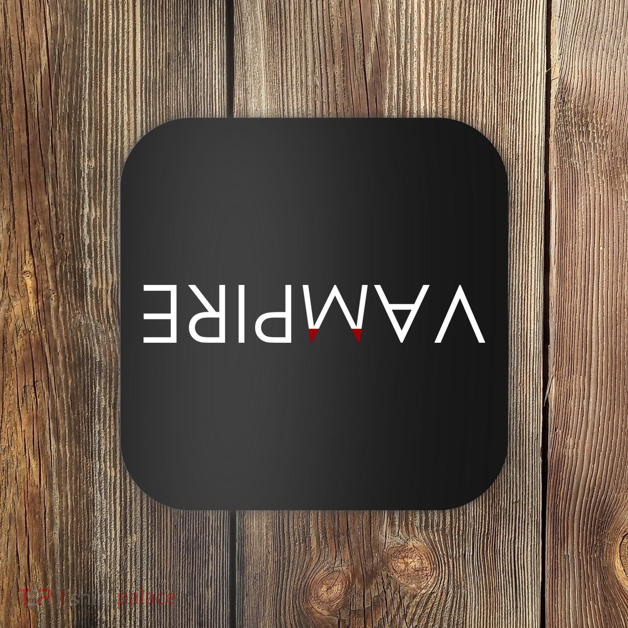 VaMpire Teeth Logo Coaster