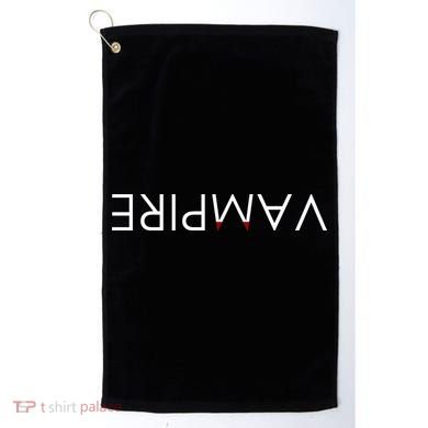 VaMpire Teeth Logo Golf Towel