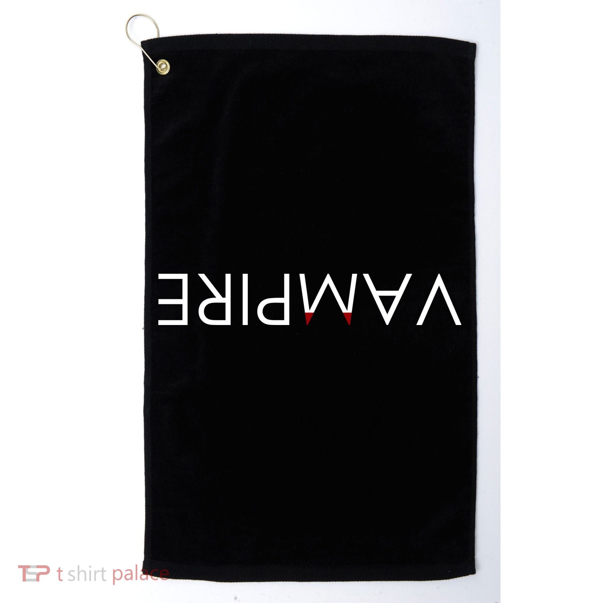 VaMpire Teeth Logo Golf Towel
