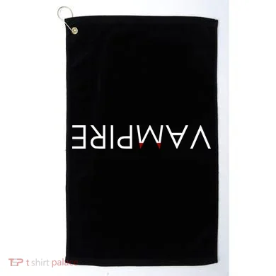 VaMpire Teeth Logo Golf Towel