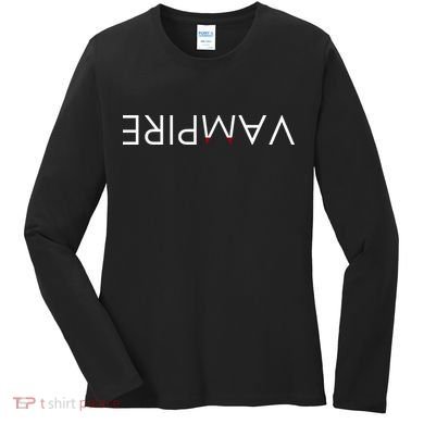 VaMpire Teeth Logo Women's Long Sleeve Shirt