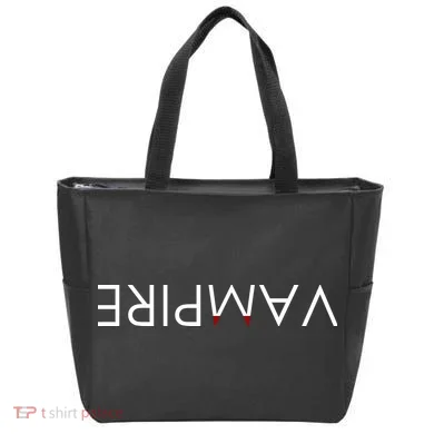 VaMpire Teeth Logo Tote Bag