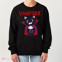 Vampurr Vampire Cat Women's Sweatshirt thumb 0