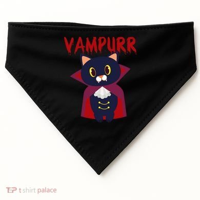 Vampurr Vampire Cat USA-Made Doggie Bandana