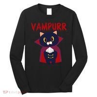 Vampurr Vampire Cat Long Sleeve Shirt thumb 0