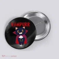 Vampurr Vampire Cat Button thumb 0