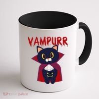 Vampurr Vampire Cat Coffee Mug thumb 1