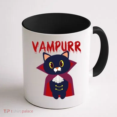 Vampurr Vampire Cat Coffee Mug back