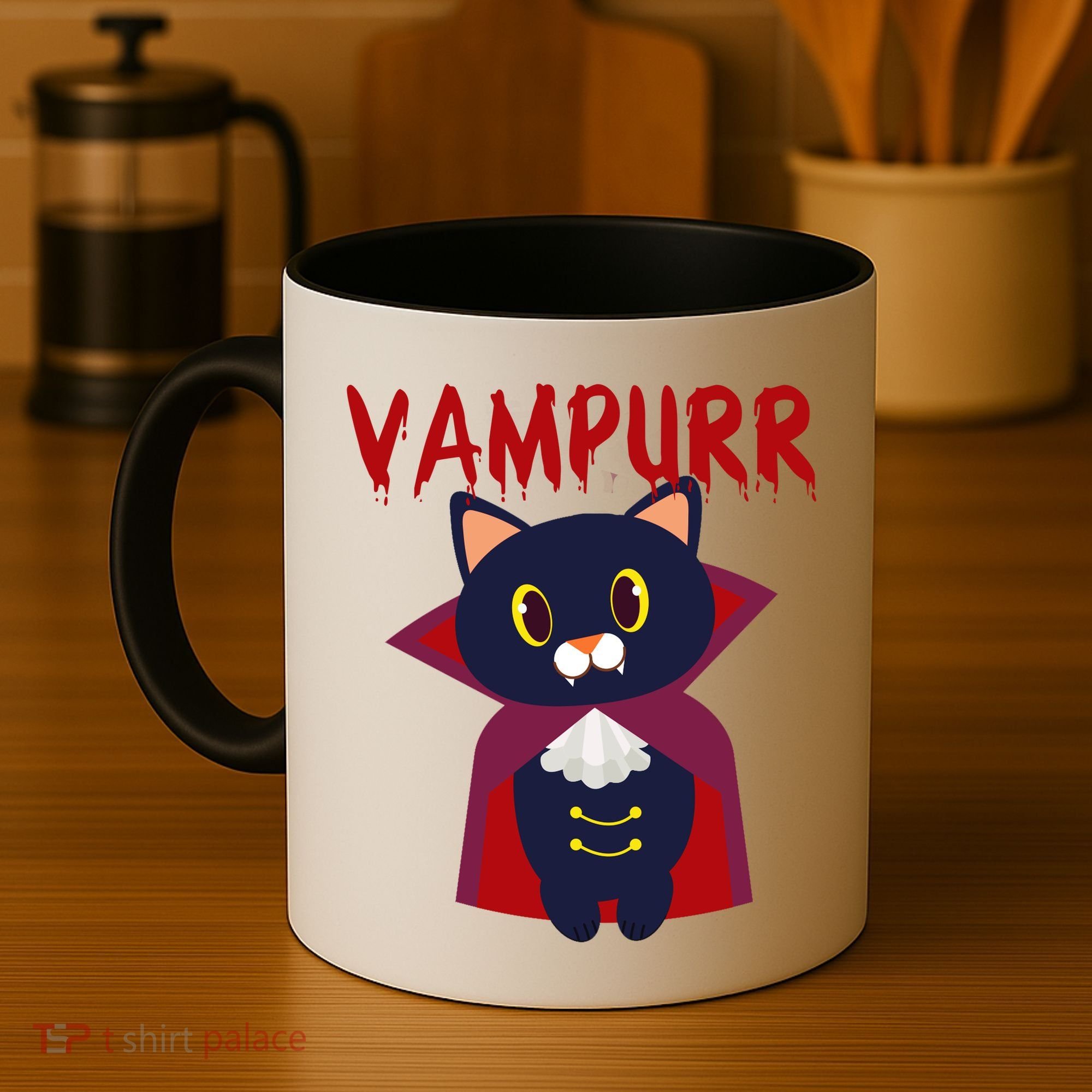 Vampurr Vampire Cat Coffee Mug
