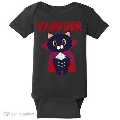 Vampurr Vampire Cat Baby Bodysuit