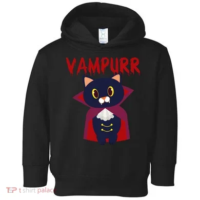 Vampurr Vampire Cat Toddler Hoodie