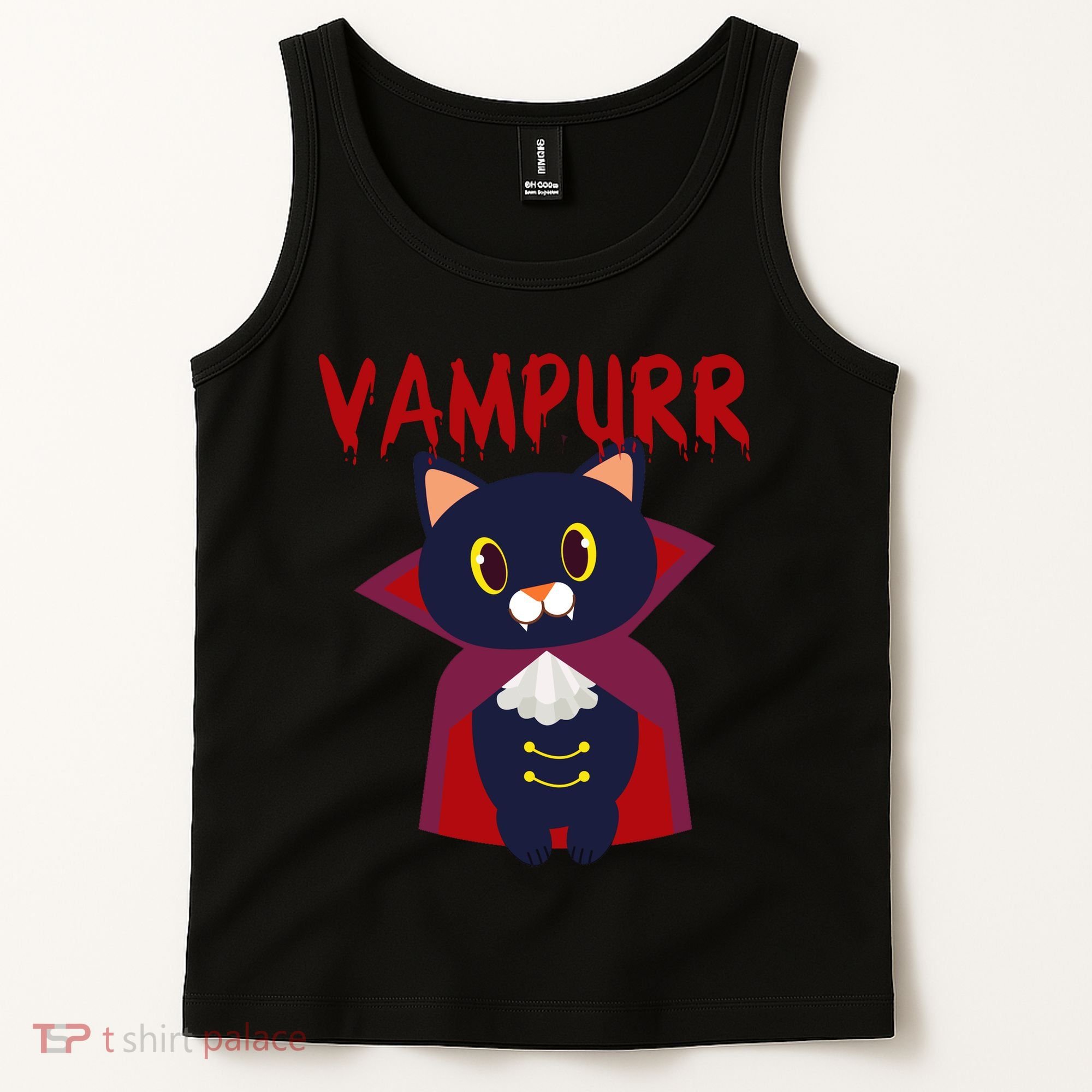 Vampurr Vampire Cat Tank Top