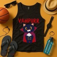 Vampurr Vampire Cat Tank Top thumb 4