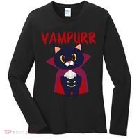 Vampurr Vampire Cat Women's Long Sleeve Shirt thumb 0