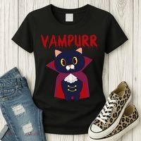 Vampurr Vampire Cat Women's T-Shirt thumb 3