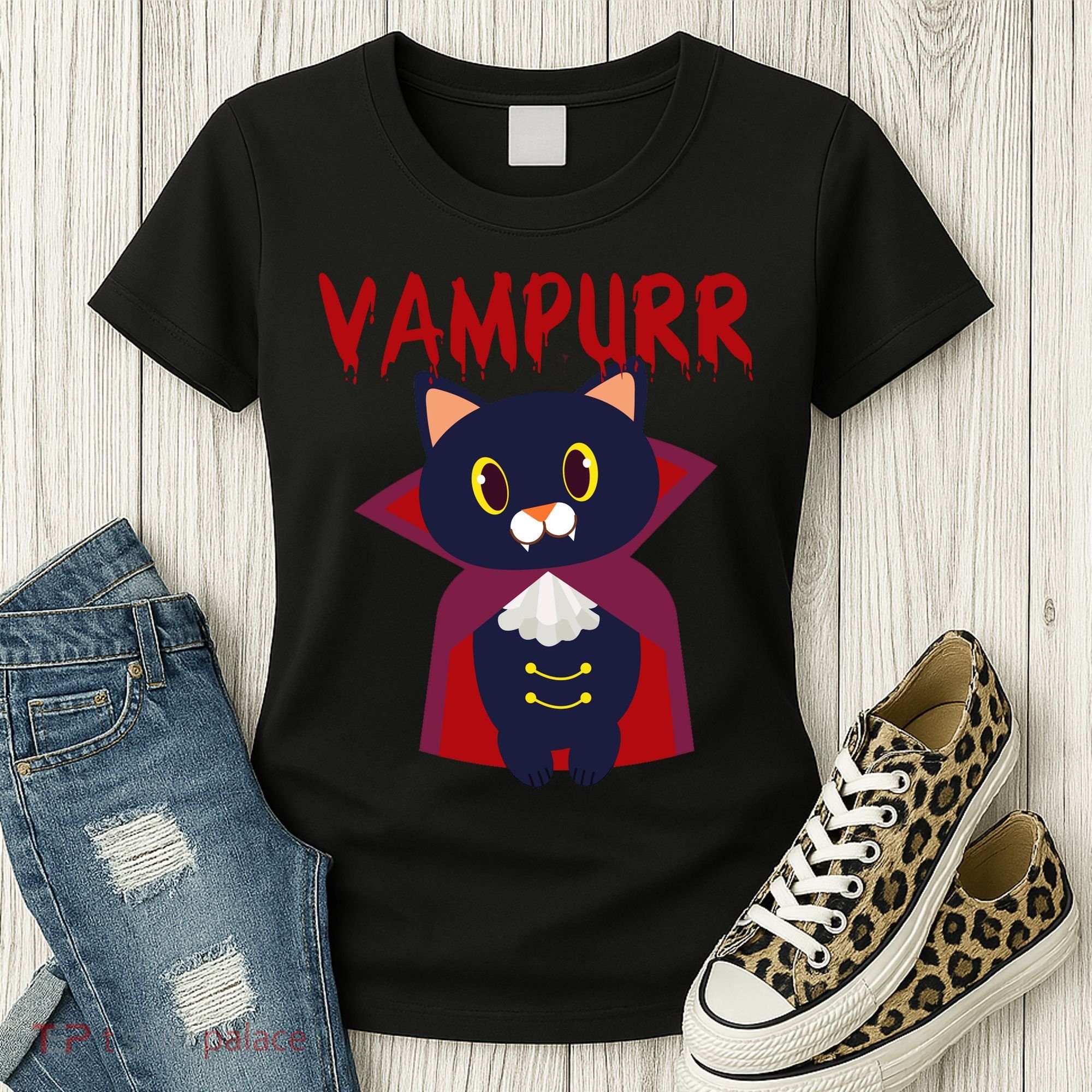 Vampurr Vampire Cat Women's T-Shirt